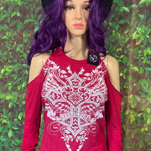 Affliction Women’s T-Shirt - Picture 12 of 14